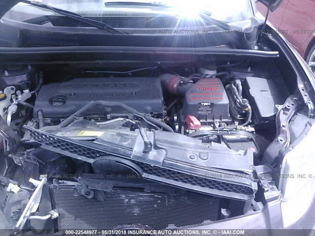 JTLZE4FE4CJ019205 - 2012 TOYOTA SCION XB Bordeaux Foto 10