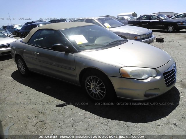 1C3EL55RX4N175810 - 2004 CHRYSLER SEBRING LXI GOLD photo 1