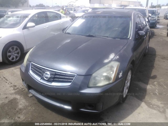 1N4BA41E28C821303 - 2008 NISSAN MAXIMA SE/SL GRAY photo 6