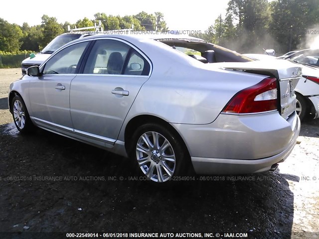 YV1982AS0A1121936 - 2010 VOLVO S80 3.2 SILVER photo 3