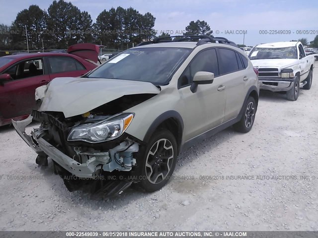 JF2GPADC4H8254510 - 2017 SUBARU CROSSTREK PREMIUM Теңіз көгі фото 2