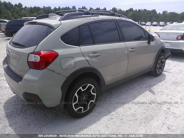 JF2GPADC4H8254510 - 2017 SUBARU CROSSTREK PREMIUM Теңіз көгі фото 4