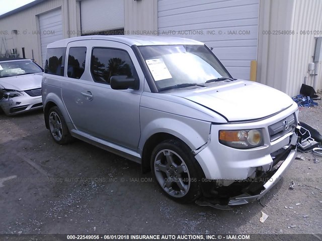 5J6YH18957L005489 - 2007 HONDA ELEMENT SC SILVER photo 1