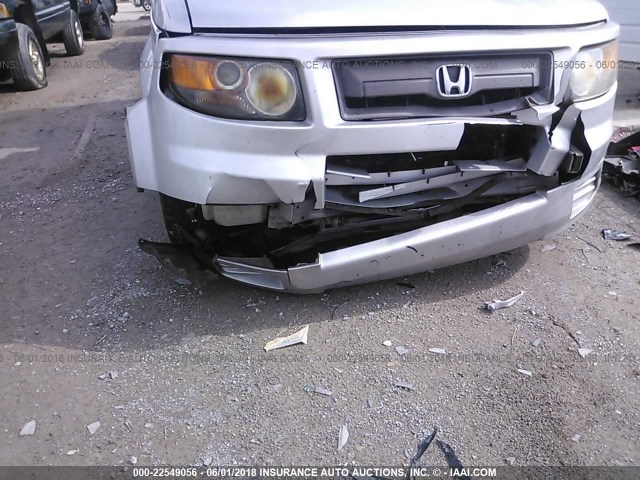 5J6YH18957L005489 - 2007 HONDA ELEMENT SC SILVER photo 6