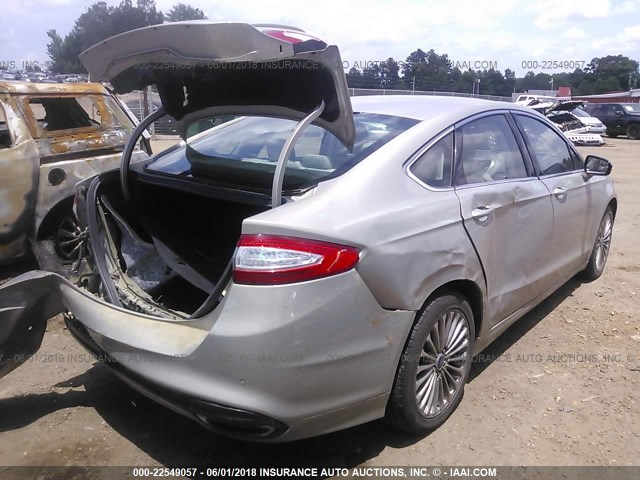 3FA6P0K90FR268093 - 2015 FORD FUSION TITANIUM TAN photo 6