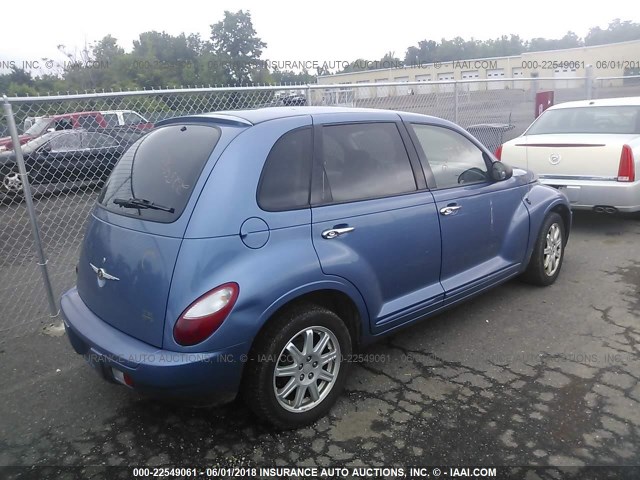 3A4FY58B77T544816 - 2007 CHRYSLER PT CRUISER TOURING BLUE photo 4