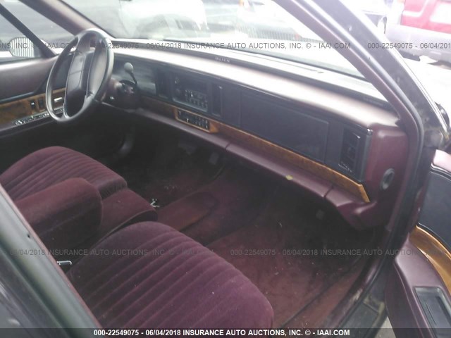 1G4HP52L3SH546732 - 1995 BUICK LESABRE CUSTOM BURGUNDY photo 5