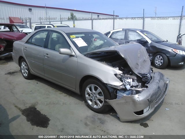 4T1BE32K35U991541 - 2005 TOYOTA CAMRY LE/XLE/SE თაფლისფერი ფოტო 1