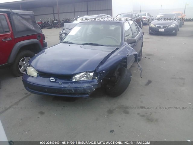 1Y1SK5484WZ428010 - 1998 CHEVROLET GEO PRIZM LSI 蓝色 照片 6