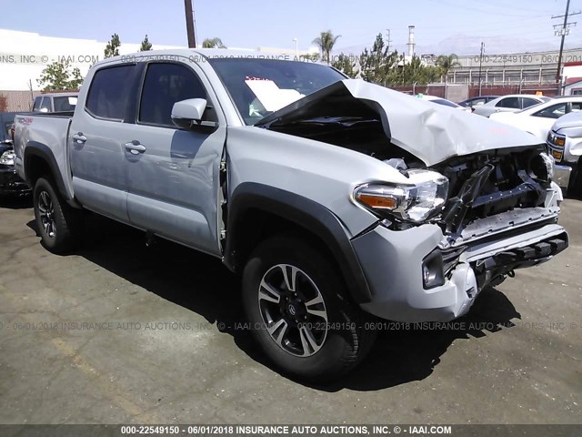 3TMCZ5AN6JM134472 - 2018 TOYOTA TACOMA DBL CAB/SR/TRDSPT/OR/PRO Күміс фото 1
