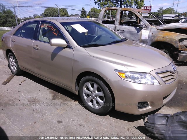 4T4BF3EK3BR092463 - 2011 TOYOTA CAMRY SE/LE/XLE GOLD photo 1