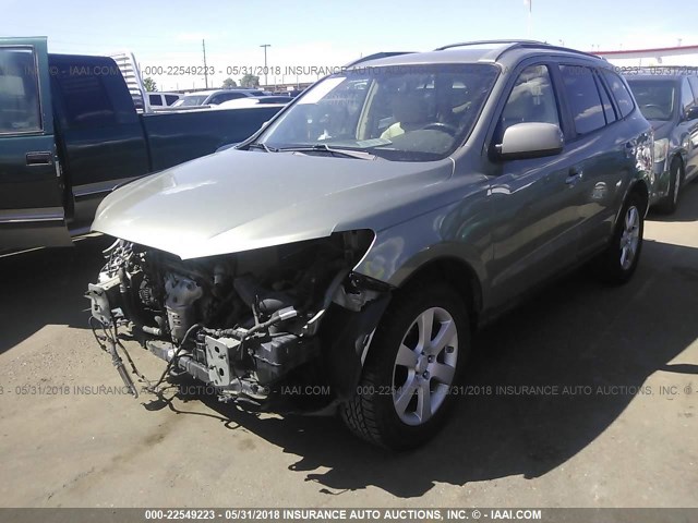 5NMSH13EX7H037680 - 2007 HYUNDAI SANTA FE SE/LIMITED GRAY photo 2