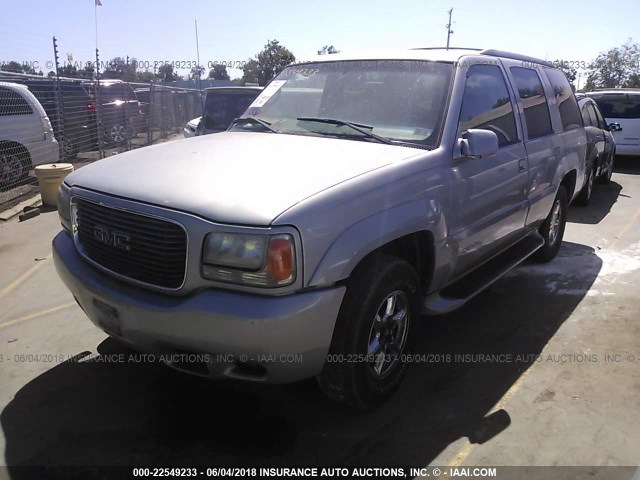 1GKEK13R1YR141719 - 2000 GMC YUKON DENALI SILVER photo 2