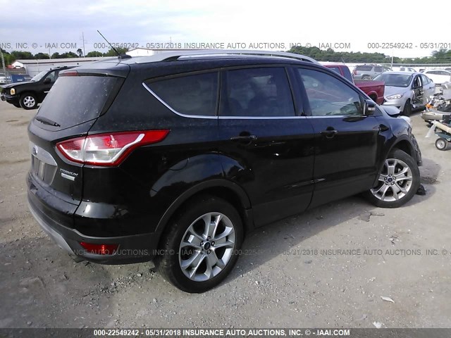 1FMCU0JX1GUC26771 - 2016 FORD ESCAPE TITANIUM BLACK photo 4