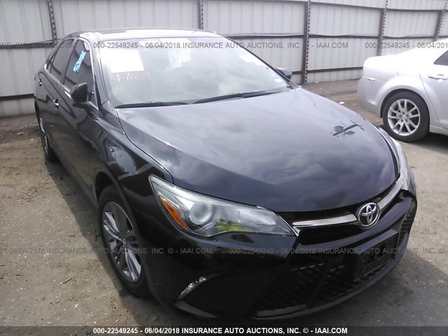 4T1BF1FK7GU184776 - 2016 TOYOTA CAMRY LE/XLE/SE/XSE BLACK photo 1