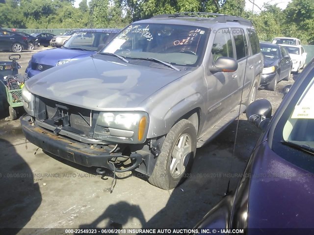 1GNET16S436145904 - 2003 CHEVROLET TRAILBLAZER EXT GRAY photo 2