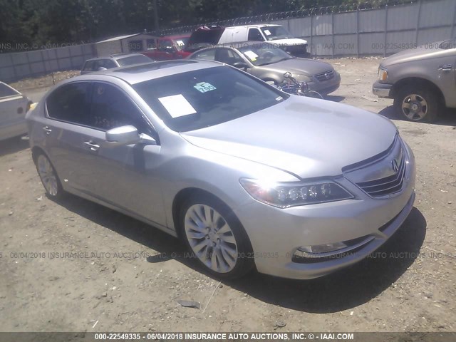 JH4KC1F53EC007733 - 2014 ACURA RLX TECH SILVER photo 1