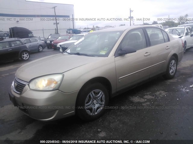 1G1ZS58F87F166922 - 2007 CHEVROLET MALIBU LS Qızıl foto 2