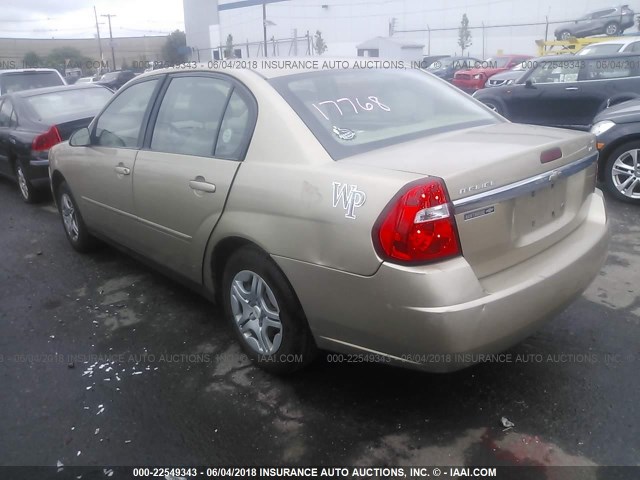 1G1ZS58F87F166922 - 2007 CHEVROLET MALIBU LS Qızıl foto 3