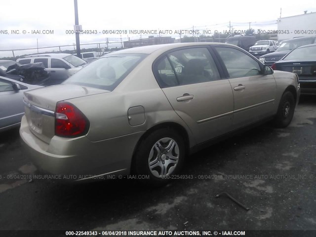 1G1ZS58F87F166922 - 2007 CHEVROLET MALIBU LS Qızıl foto 4