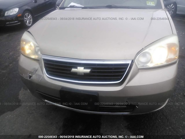 1G1ZS58F87F166922 - 2007 CHEVROLET MALIBU LS Qızıl foto 6