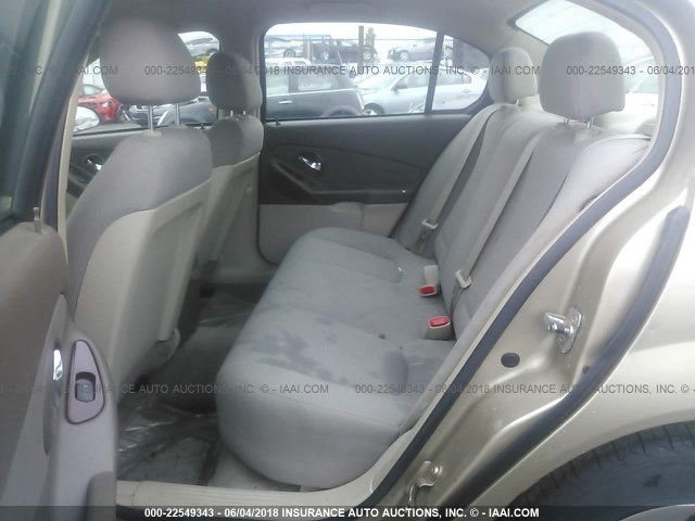 1G1ZS58F87F166922 - 2007 CHEVROLET MALIBU LS Qızıl foto 8