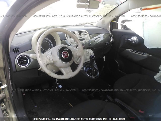 3C3CFFAR1DT628660 - 2013 FIAT 500 POP GREEN photo 5