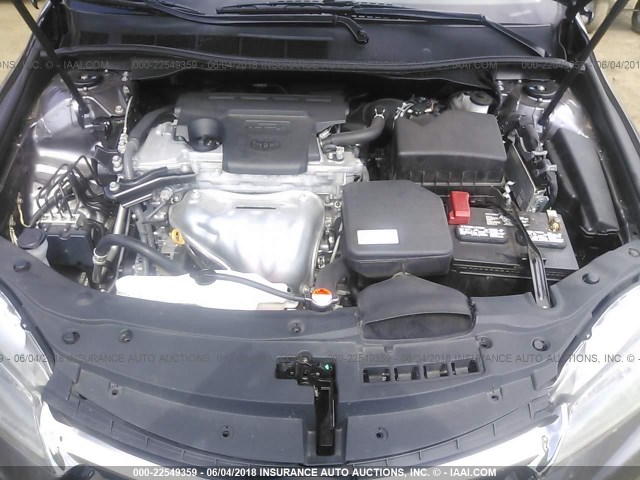 4T1BF1FK4GU125328 - 2016 TOYOTA CAMRY LE/XLE/SE/XSE GRAY photo 10