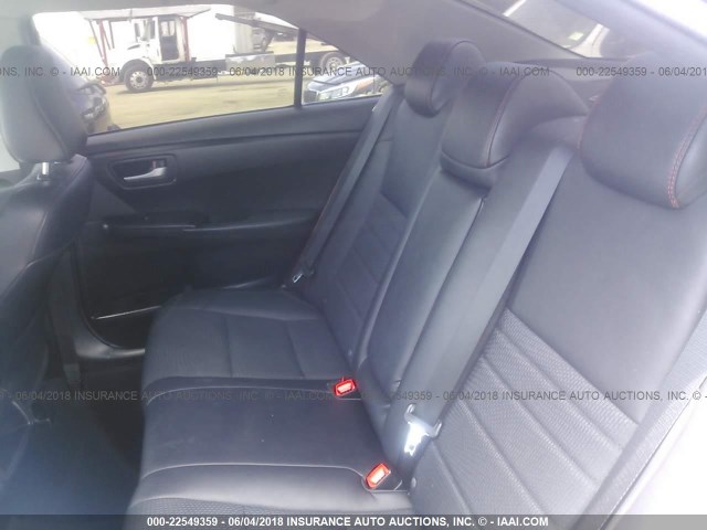 4T1BF1FK4GU125328 - 2016 TOYOTA CAMRY LE/XLE/SE/XSE GRAY photo 8