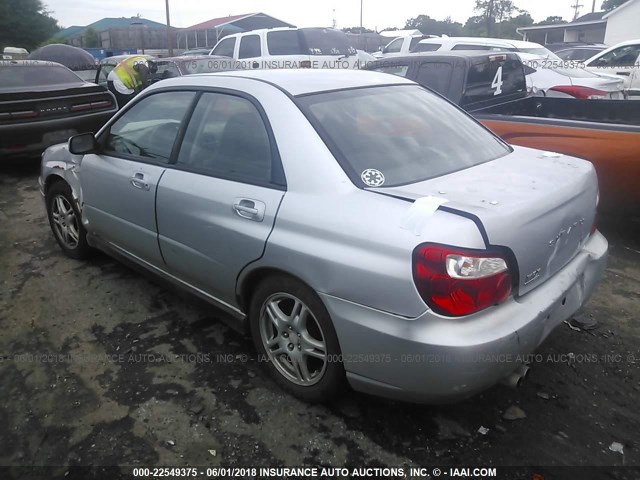 JF1GD29684H522149 - 2004 SUBARU IMPREZA WRX SILVER photo 3