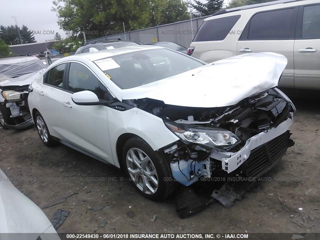 1G1RB6S57HU150522 - 2017 CHEVROLET VOLT PREMIER WHITE photo 1