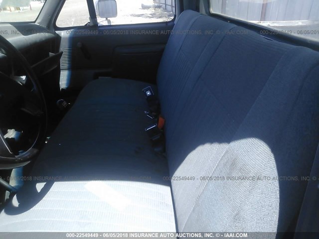 2FTHF26H1MCA93085 - 1991 FORD F250 GRAY photo 8
