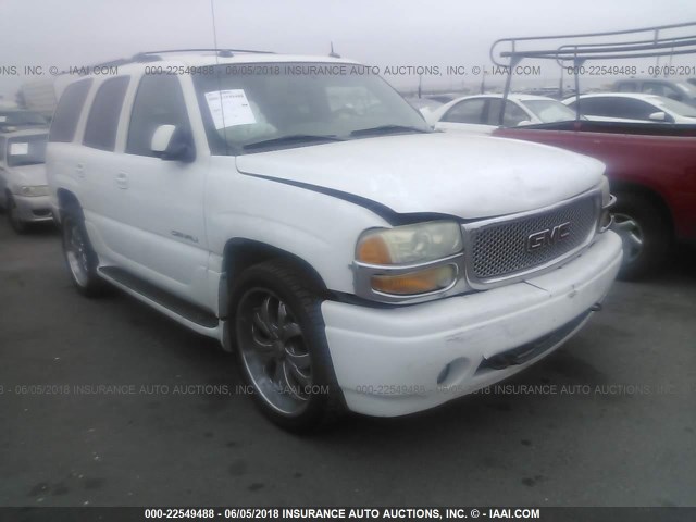 1GKEK63U14J109475 - 2004 GMC YUKON DENALI WHITE photo 1