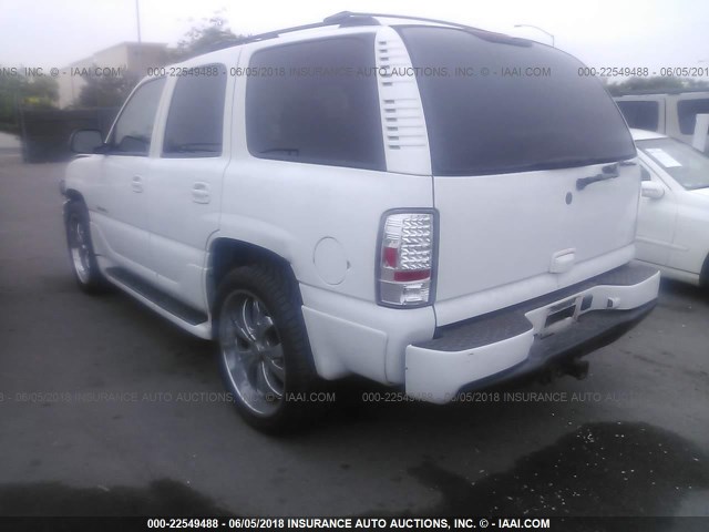 1GKEK63U14J109475 - 2004 GMC YUKON DENALI WHITE photo 3