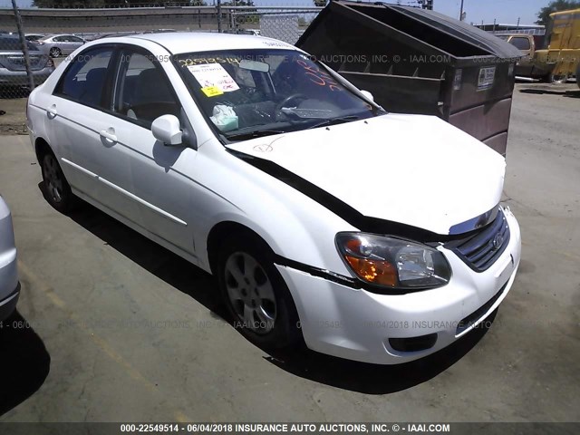 KNAFE222795664234 - 2009 KIA SPECTRA EX/LX/SX WHITE photo 1