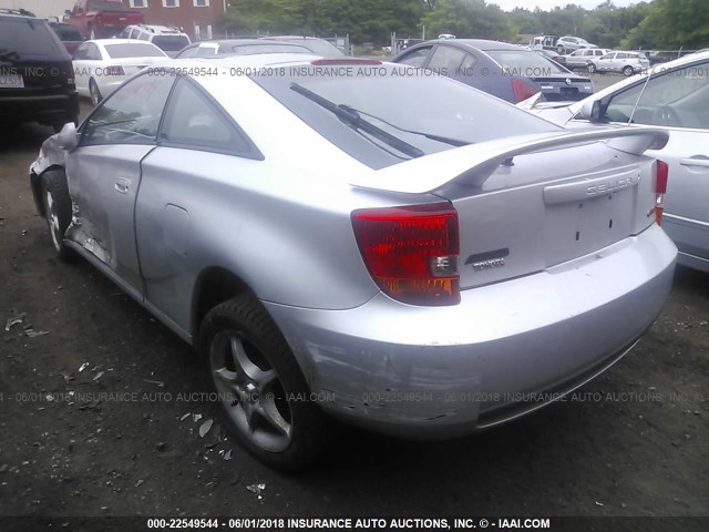 JTDDY32T810037396 - 2001 TOYOTA CELICA GT-S SILVER photo 3