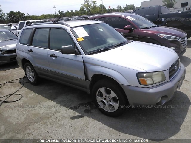 JF1SG65604H764898 - 2004 SUBARU FORESTER 2.5XS ვერცხლისფერი ფოტო 1