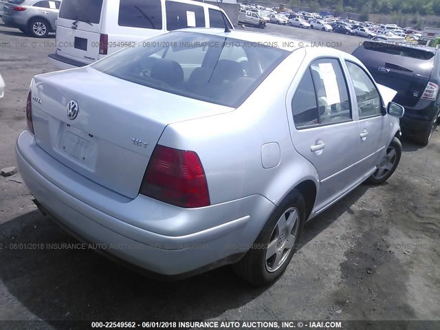 3VWSE69M32M174256 - 2002 VOLKSWAGEN JETTA GLS SILVER photo 4