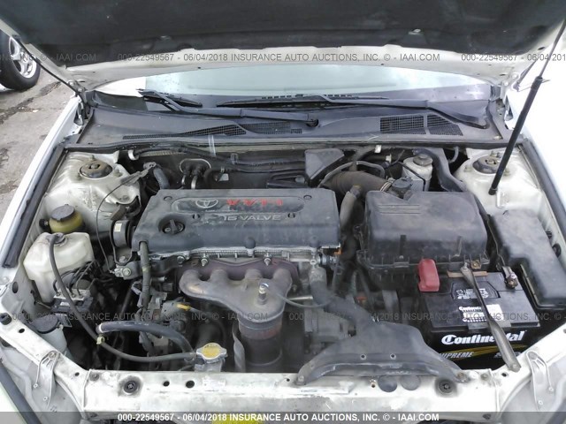 4T1BE32K34U363767 - 2004 TOYOTA CAMRY LE/XLE/SE თეთრი ფოტო 10