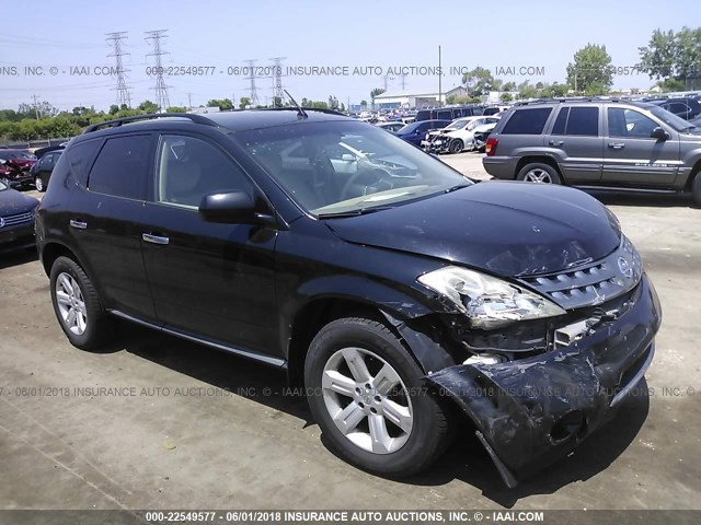 JN8AZ08W47W635981 - 2007 NISSAN MURANO SL/SE/S BLACK photo 1