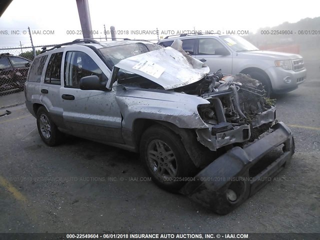 1J4GX48S74C340378 - 2004 JEEP GRAND CHEROKEE LAREDO/COLUMBIA/FREEDOM SILVER photo 1