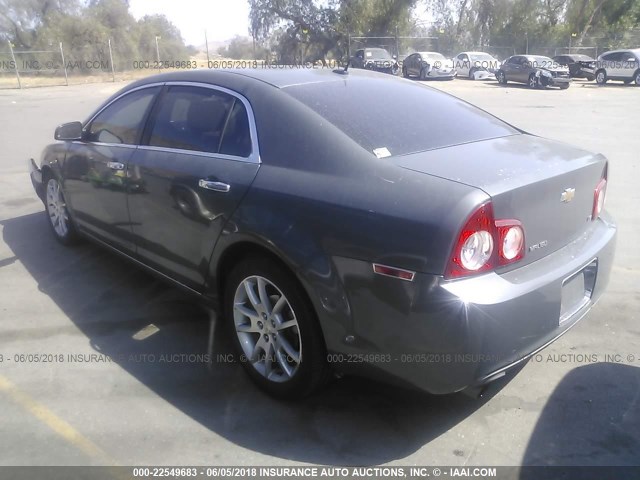 1G1ZK57729F217554 - 2009 CHEVROLET MALIBU LTZ 灰色 照片 3