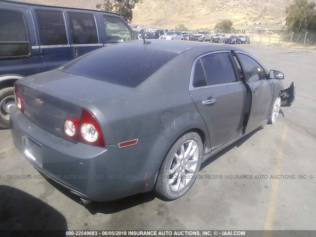 1G1ZK57729F217554 - 2009 CHEVROLET MALIBU LTZ 灰色 照片 4