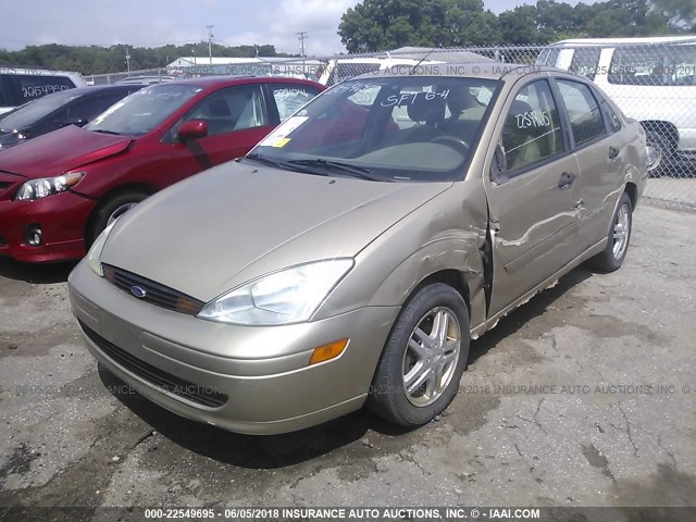 1FAFP34P12W113363 - 2002 FORD FOCUS SE/SE COMFORT TAN photo 2