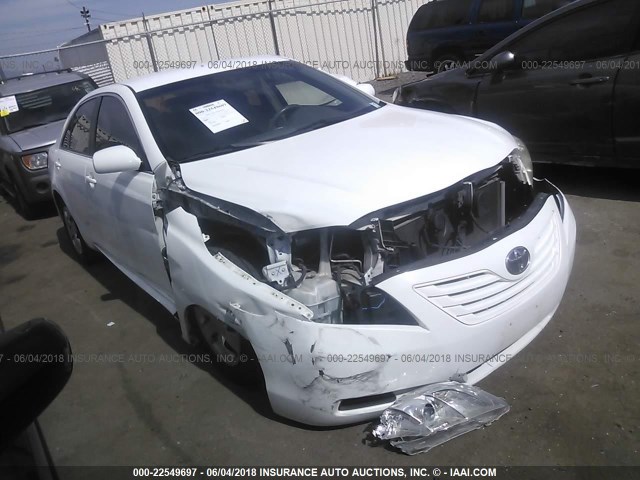 4T1BE46K99U871586 - 2009 TOYOTA CAMRY SE/LE/XLE WHITE photo 1