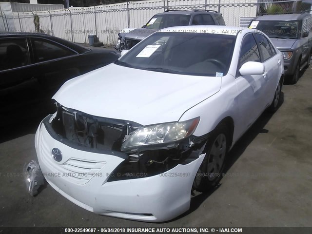 4T1BE46K99U871586 - 2009 TOYOTA CAMRY SE/LE/XLE WHITE photo 2