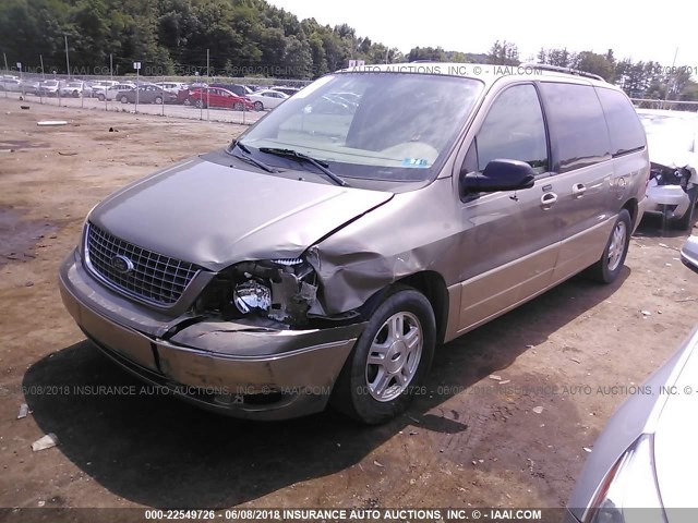 2FMZA58245BA50196 - 2005 FORD FREESTAR LIMITED GOLD photo 2