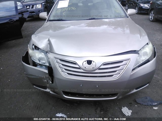 4T1BE46K47U003931 - 2007 TOYOTA CAMRY NEW GENERAT CE/LE/XLE/SE TAN photo 6