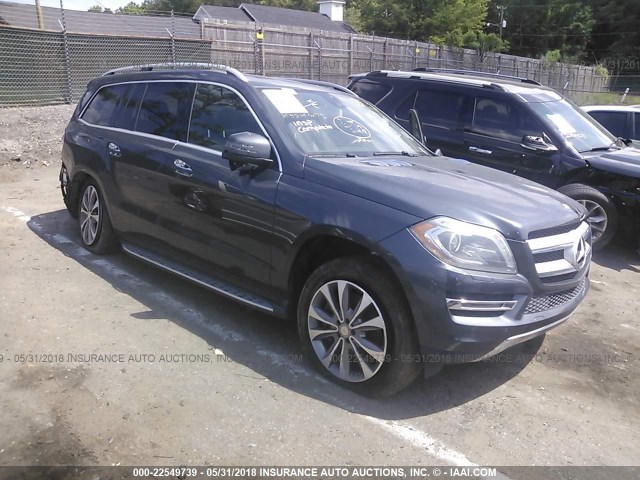 4JGDF7CE8DA267771 - 2013 MERCEDES-BENZ GL 450 4MATIC GRAY photo 1