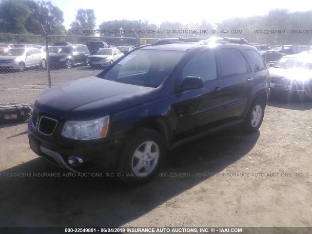 2CKDL63F166084933 - 2006 PONTIAC TORRENT BLACK photo 2